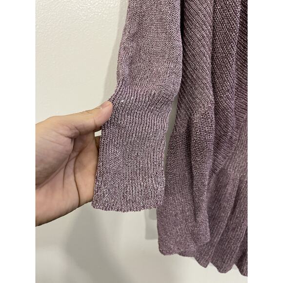 Eileen Fisher Linen Knit Cardigan S Lagom Scandi Minimalist Quiet Luxury Capsule - Picture 3 of 15